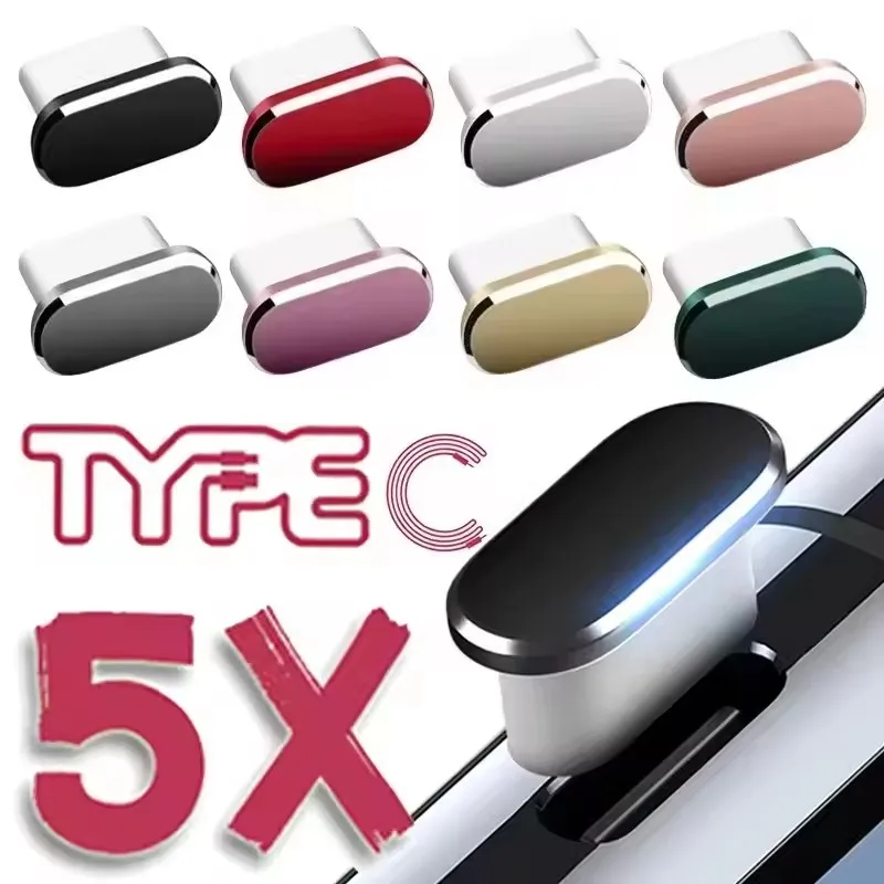 Usb C Hub - Tapón antipolvo metálico para iPhone 17