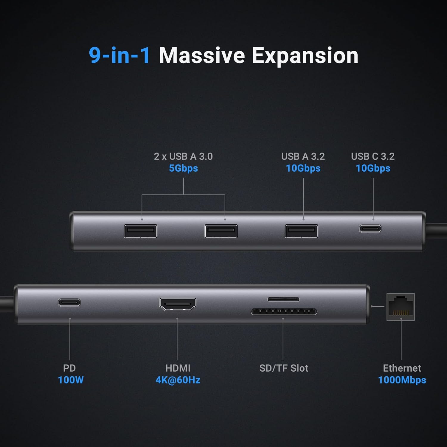 UGREEN Revodok Pro 109 USB C H - Usb C Hub reseña y precio