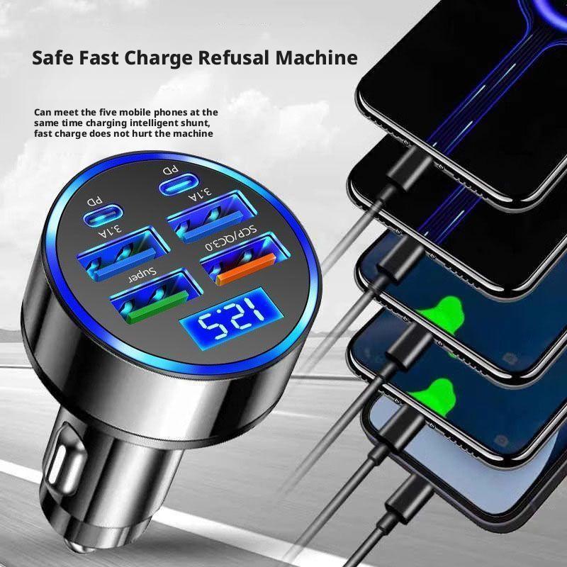 Cargador de coche PD de 300W,  - Usb C Hub reseña y precio