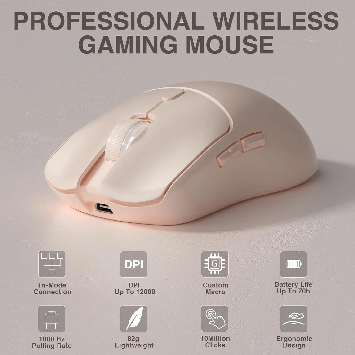 Ratón Inalámbrico para Juegos  - Laptop Mouse reseña y precio