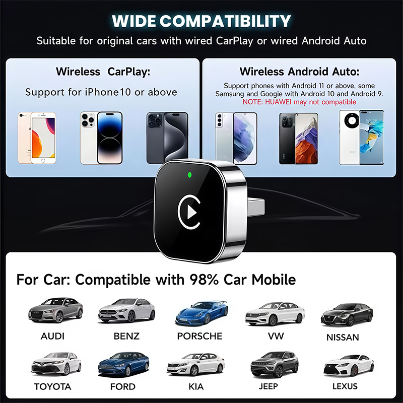 Adaptador Inalámbrico CarPlay  - Usb C Hub reseña y precio