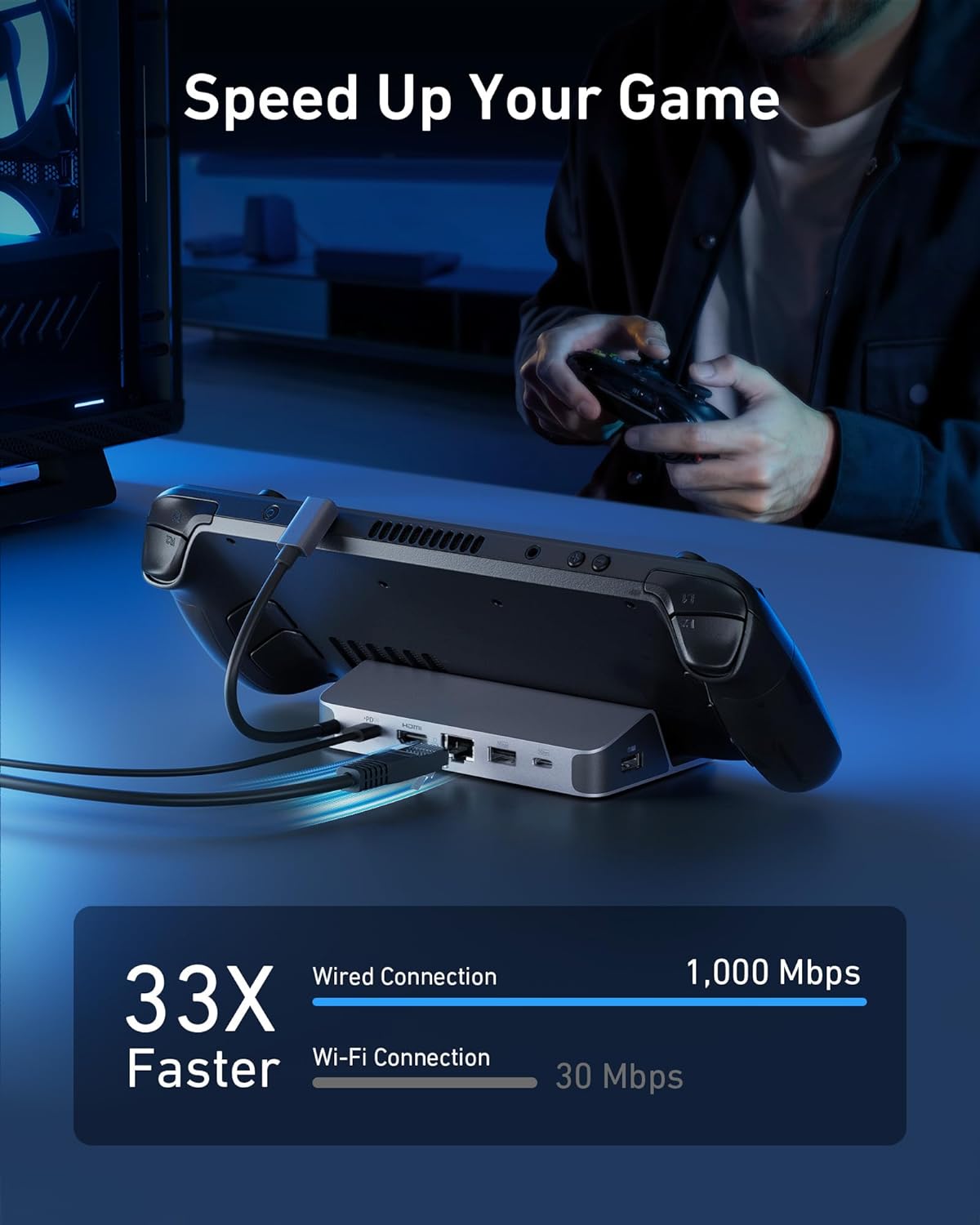 Estación de Carga Anker para S - Usb C Hub reseña y precio