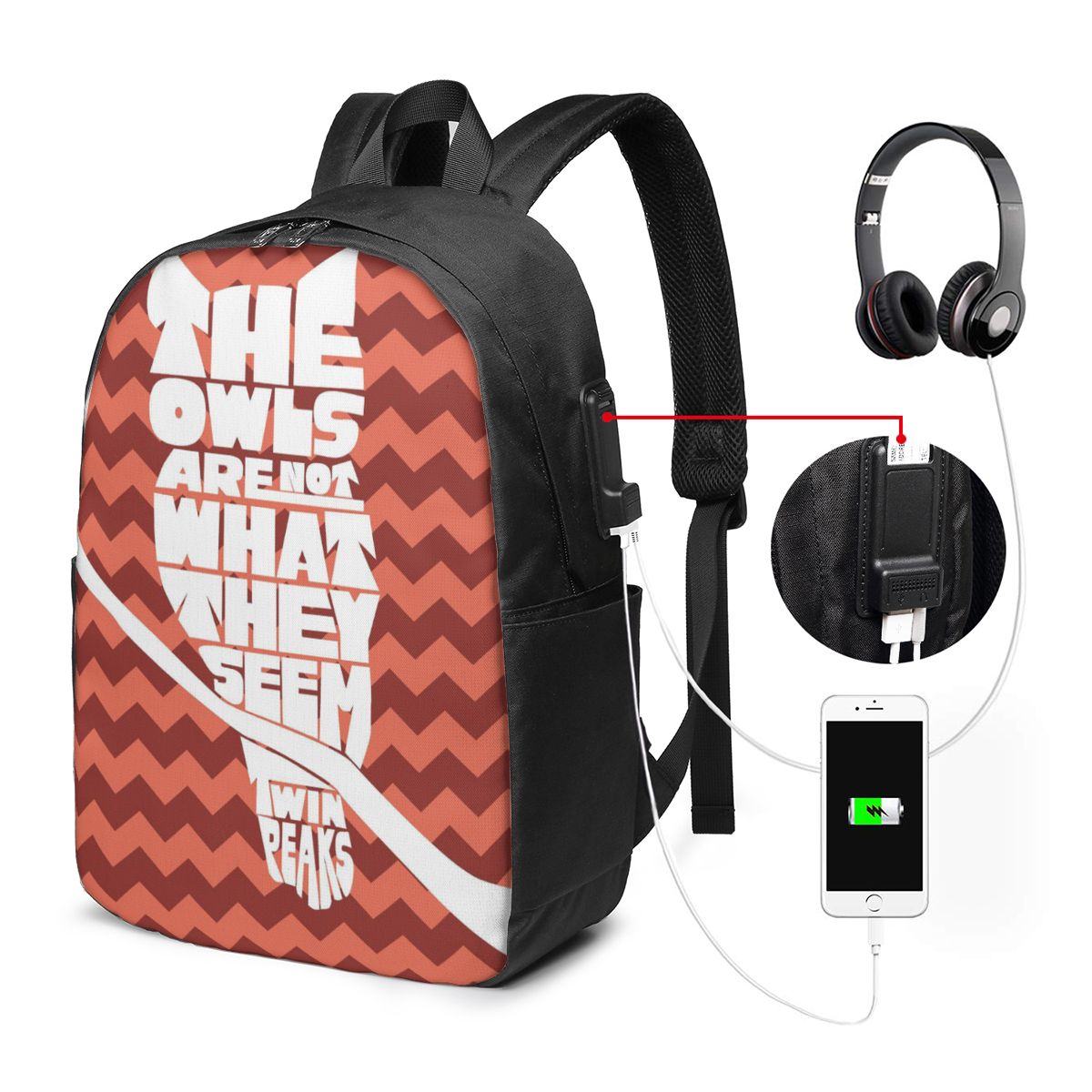 Mochila Twin Peaks Red Room, b - Laptop Bag reseña y precio