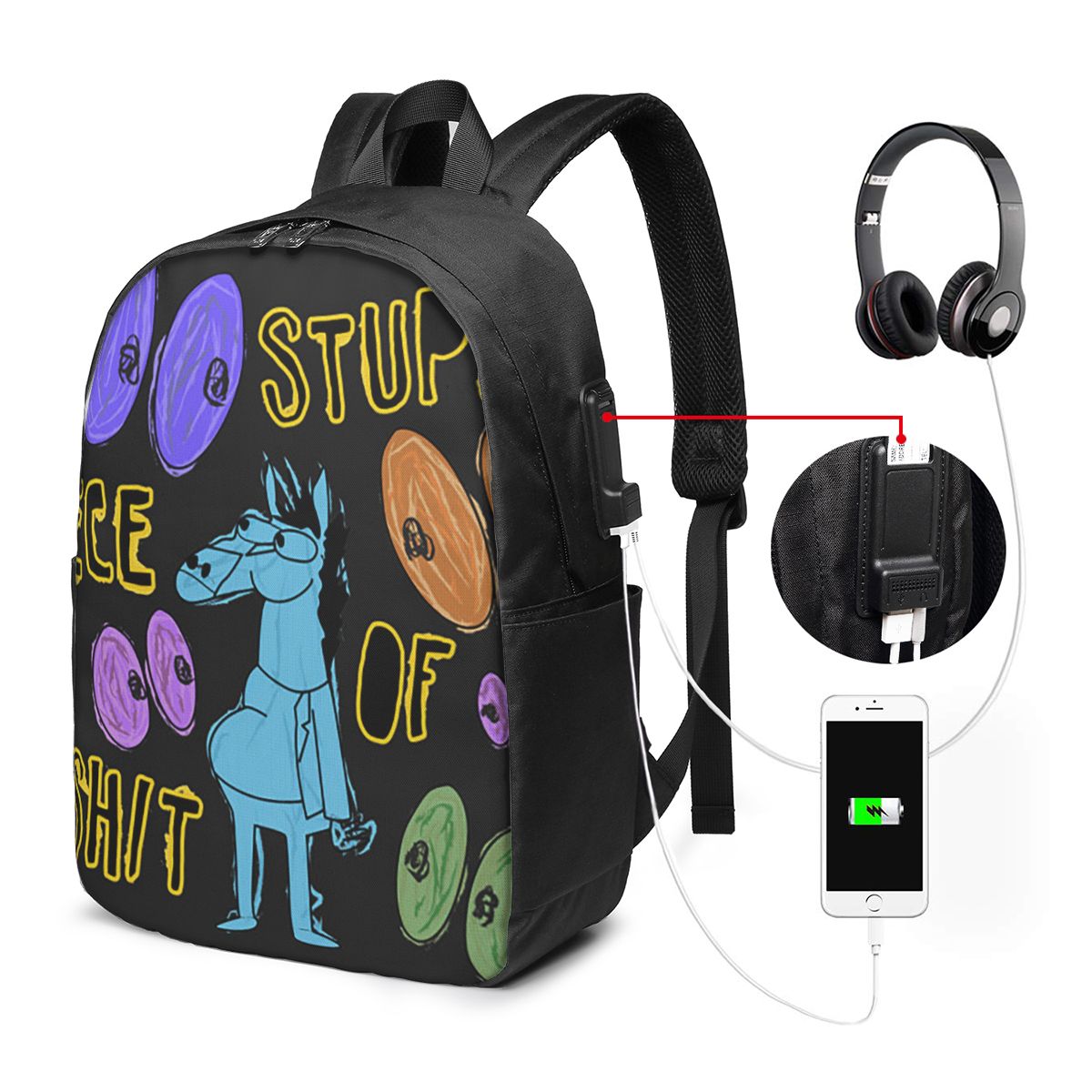 Mochila de dibujos animados de - Laptop Bag reseña y precio